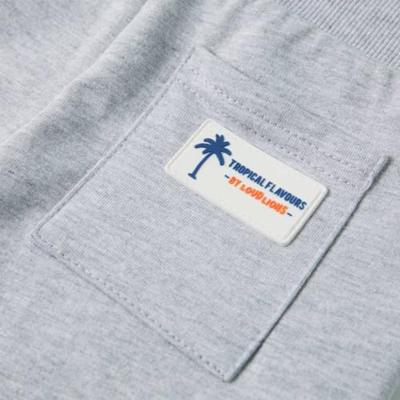Kindershorts met trekkoord 140 grijs