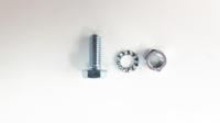 Bofix Bout m6x12 zeskant + veerring - thumbnail