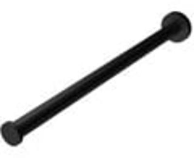 Geesa Nemox Handdoekrek 1 arm Zwart 916519-06