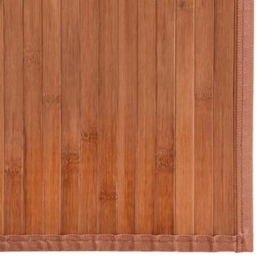 VidaXL Vloerkleed rechthoekig 60x1000 cm bamboe bruin
