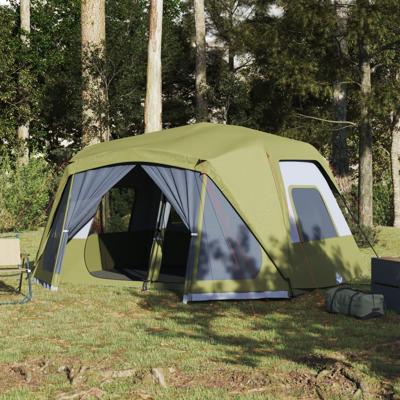 Tent 10-persoons 443x437x229 cm groen Tent 10-persoons 443x437x229 cm groen