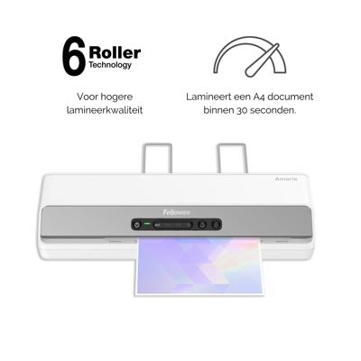 Lamineerapparaat Fellowes Amaris A3 Wit Zilverkleurig