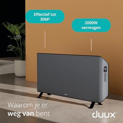 Duux Edge 2000 Smart Convectorkachel Grijs
