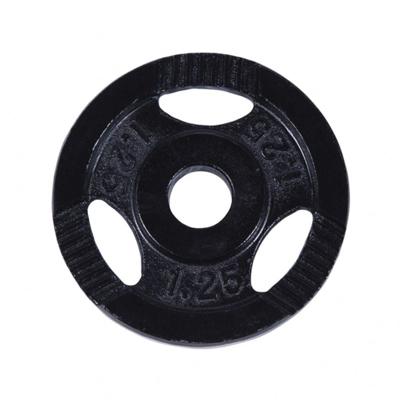 Halterschijf 1,25 kg Gripper Zwart Halterschijf 1,25 kg Gripper Zwart