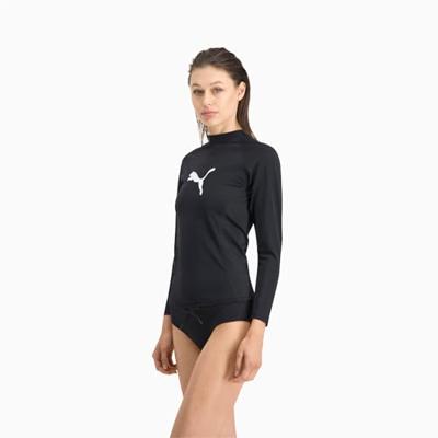 Puma Long Sleeve Rash Guard Dames Zwart-XS