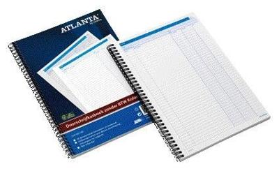 Doorschrijfkasboek Djois Atlanta met kopie (carbon) A4 2 geldkolomme.. Doorschrijfkasboek Djois Atlanta met kopie (carbon) A4 2 geldkolomme..