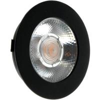 EcoDim - LED Spot Keukenverlichting - ED-10046 - 3W - Warm Wit 2700K - Dimbaar - Waterdicht IP54 - Onderbouwspot - Meubelspot - Inbouwspot - Rond - Mat Zwart - thumbnail