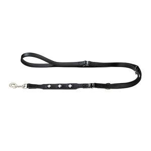 Hunter Swiss Organic Leather Training Lead, Medium, Zwart