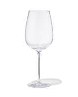 HEMA Witte wijnglas 420ml Bergen glas twist reliëf (transparant) - thumbnail
