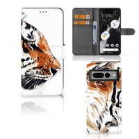 Hoesje Google Pixel 7 Pro Watercolor Tiger - thumbnail