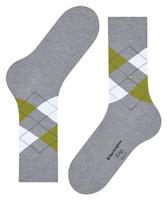 Burlington King Hoge Heren Sokken - Biologisch katoenen mannen kousen met ruit print - thumbnail