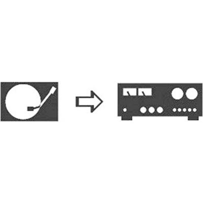 SpeaKa Professional SP-7869832 Cinch / DIN-aansluiting Audio Y-adapter [1x DIN-bus 5-polig - 2x Cinch-stekker] Zwart