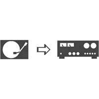 SpeaKa Professional SP-7869832 Cinch / DIN-aansluiting Audio Y-adapter [1x DIN-bus 5-polig - 2x Cinch-stekker] Zwart - thumbnail