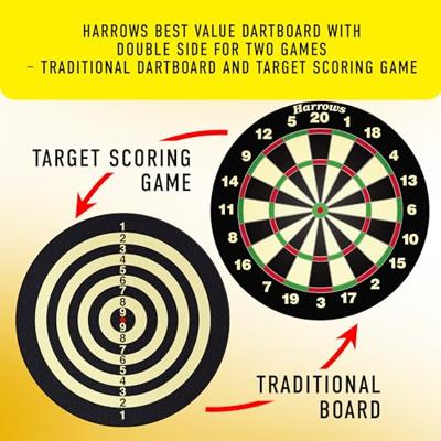 Harrows World Champion Family Dart Game inclusief 6 stuks darts