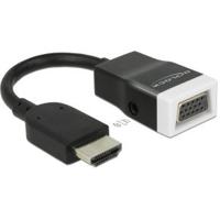 Delock 65587 HDMI / VGA Adapter [1x HDMI-stekker - 1x D-sub bus 15-polig] Zwart, Wit - thumbnail