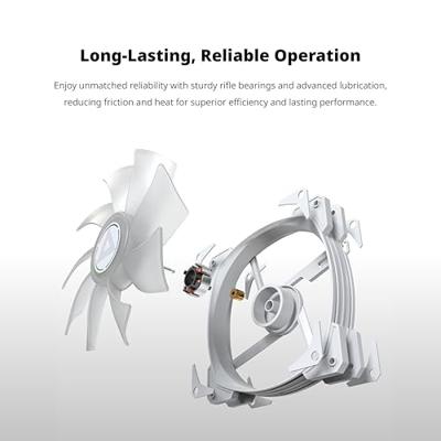 Montech HP140 PWM ARGB 3-Pack 140mm Wit