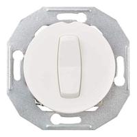 ELSO kruischakelaar WDE011031 met centrale plaat wit Renova Wit 1 stuk(s) - thumbnail