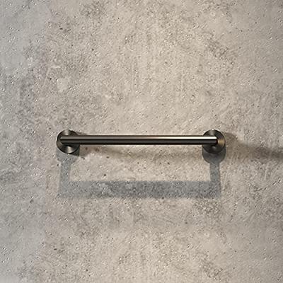 Badgreep Geesa Nemox 30 cm Hoekig Geborsteld Zwart