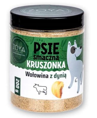 ZOYA Beef and pumpkin crumble - traktatie voor hond - 200g