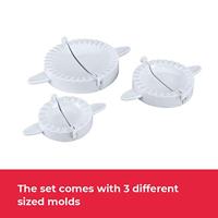 Metaltex Kitchen Helpers Deegvormen 9-12-15 cm 3 Stuks Wit - thumbnail