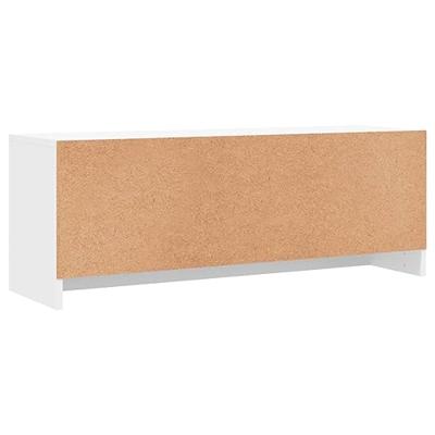 Tv-meubel 102x30x37,5 cm bewerkt hout wit Tv-meubel 102x30x37,5 cm bewerkt hout wit