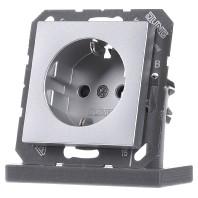 Jung A1520KIAL Wandcontactdoos Inzetstuk 1-voudig Aluminium 1 stuk(s) - thumbnail