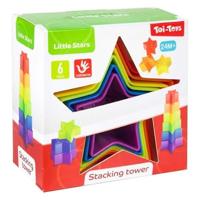 Toi-Toys Little stars stapeltoren ster 6-delig - thumbnail
