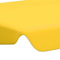 Vervangingsluifel voor schommelbank 150/130x105/70 cm geel - thumbnail