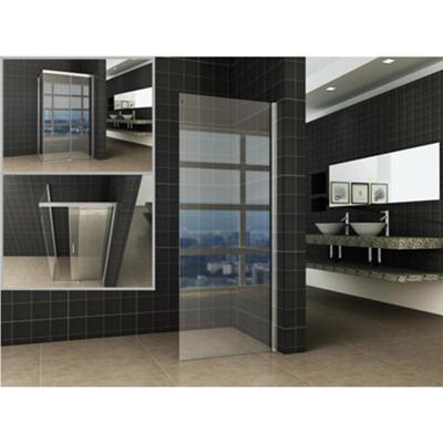 Wiesbaden Side Zijwand voor Puerta en Slide Nisdeur - 1100x2000x8mm - NANO - Helder Glas/Chroom