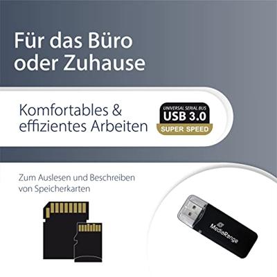 MediaRange MRCS507 geheugenkaartlezer Intern USB 3.0 Zwart