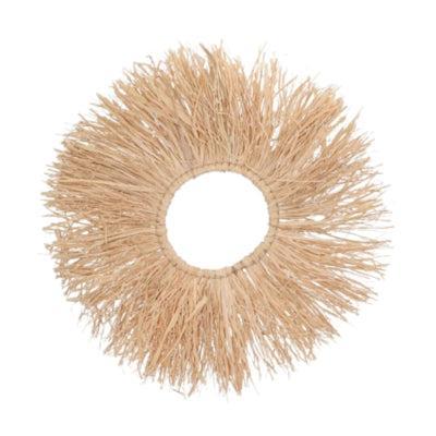 Daan Kromhout Wanddecoratie raffia boho ring 62 cm | 10 stuks