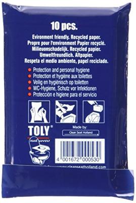 Toly Wc Brildekjes Reisverpakking 10st