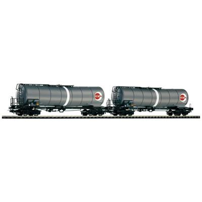 Piko H0 58228 H0 2-delige set knikketelwagens OEVA van de ÖBB Piko H0 58228 H0 2-delige set knikketelwagens OEVA van de ÖBB