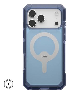 Urban Armor Gear Case Apple iPhone 17 Pro Max Blauw, Transparant Urban Armor Gear Case Apple iPhone 17 Pro Max Blauw, Transparant