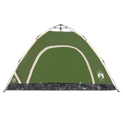 Tent 4-persoons snelontgrendeling groen