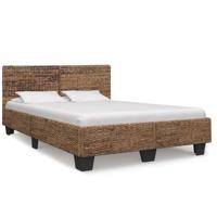 Bedframe natuurlijk rattan 160x200 cm - thumbnail