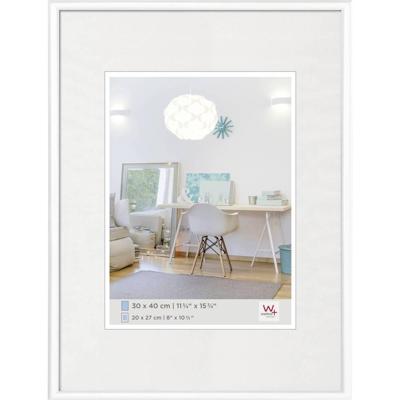 walther+ design KV040W Wissellijst Papierformaat: 30 x 40 cm (b x h) 30 cm x 40 cm Wit