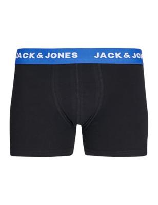 5-pack jongens boxershorts - Electric Blue - Zwarte jonges onderbroeken katoen - 128 | Dames boxer - Onderbroek - Ondergoed