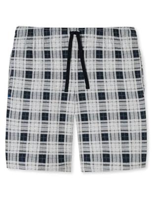 Schiesser Pyjamabroek kort model blauw