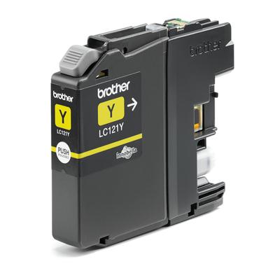 Brother inktcartridge, 300 pagina&apos;s, OEM LC-121Y, geel - thumbnail