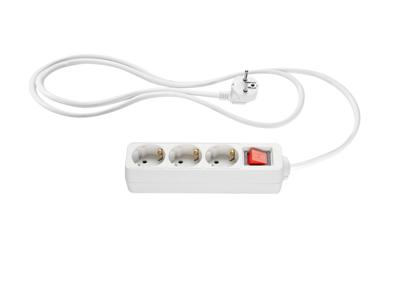 TRONIC Stekkerdoos (3-voudig, Wit)