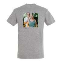 T-shirt voor mannen bedrukken - Grijs - XXL - thumbnail