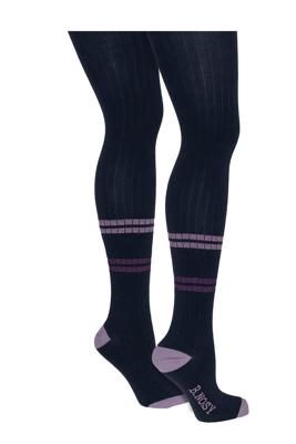 B.Nosy winter panty meisjes - navy blauw - Marley - gestreept