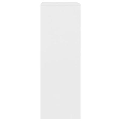 Dressoir met 6 lades 50x34x96 cm bewerkt hout wit