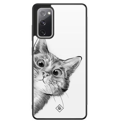 Samsung Galaxy S20 FE hoesje - Peekaboo kat