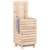 VidaXL Wasmand 44x44x76 cm massief grenenhout - thumbnail