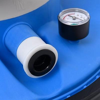 VidaXL Zandfilterpomp 200 w 25 l 385x620x432 mm blauw en zwart - thumbnail