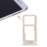 SIM-kaart lade + SIM-kaart lade/micro SD-kaart lade voor OPPO R9sk (goud) - thumbnail