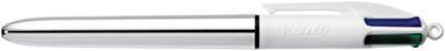 Pen Bic Shine Silver Wit Zilverkleurig (12 Onderdelen) - thumbnail