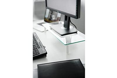 Digitus DA-90358 Monitorstandaard Hoogte: 8 tot 8 cm Glas